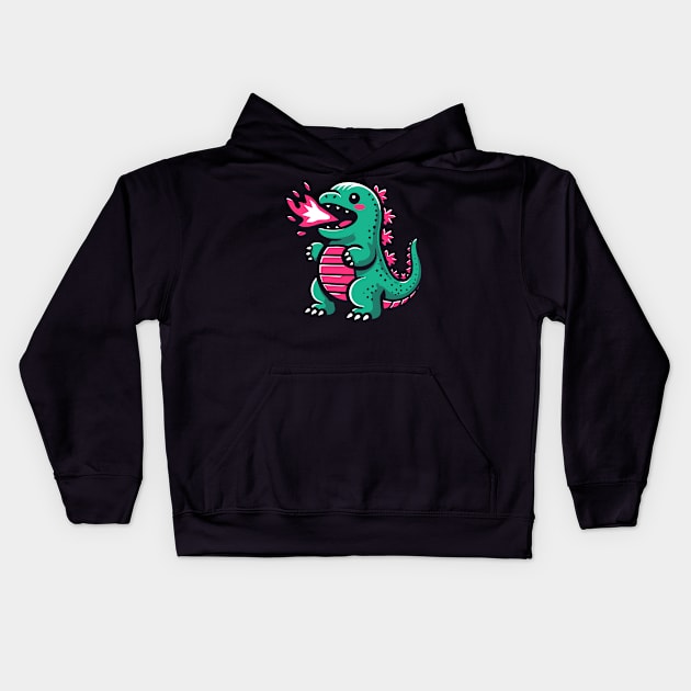 Godzilla Kids Hoodie by Rizstor